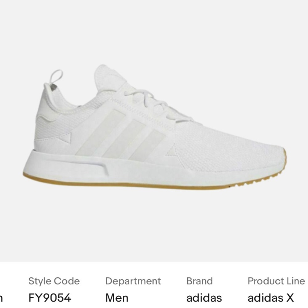 Men’s Adidas X_PLR White with Gum soles. Size 6.5